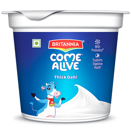 Britannia Come Alive Thick Dahi, 400 G Cup