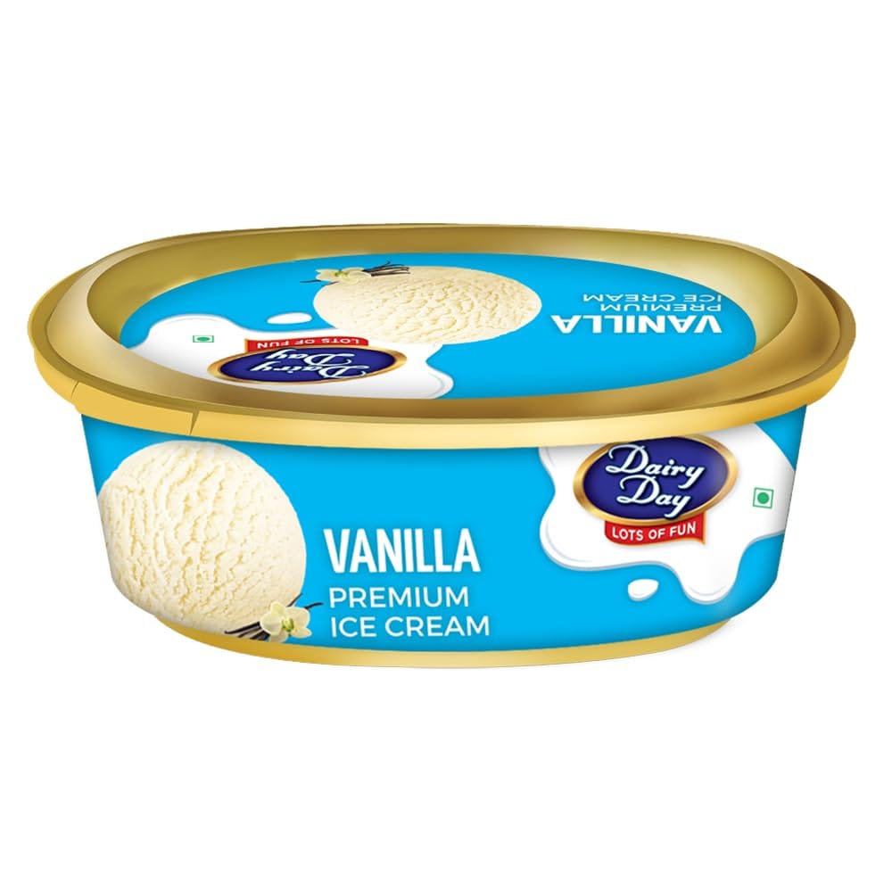 Dairy Day Vanilla Premium Ice Cream Tub, 500Ml