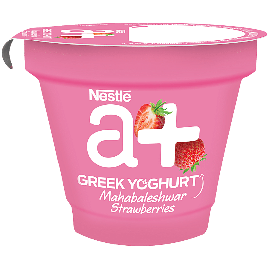 Nestle A+ Grekyo Greek Yoghurt, Strawberry, 90 G Cup
