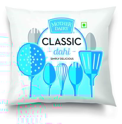 Mother Dairy Classic Curd Polypack Pouch, 400 G