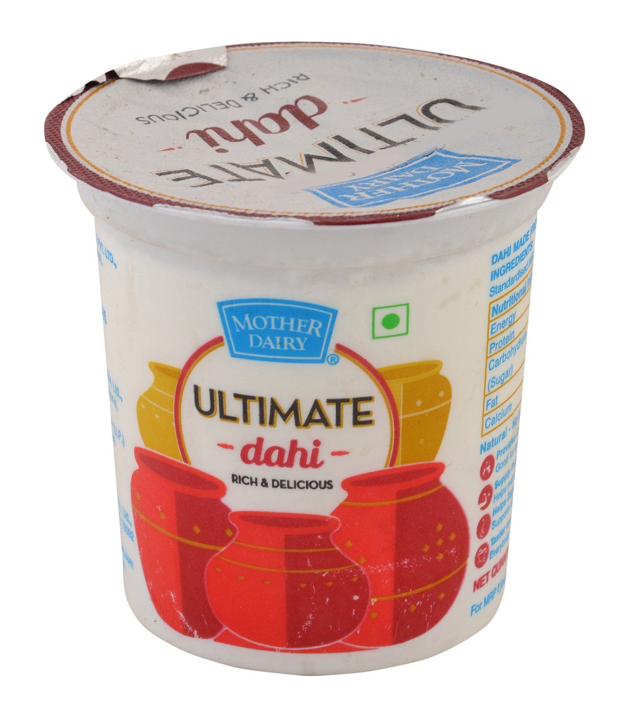 Mother Dairy Dahi Ultimate Rich And Delicious, 200 G Pack