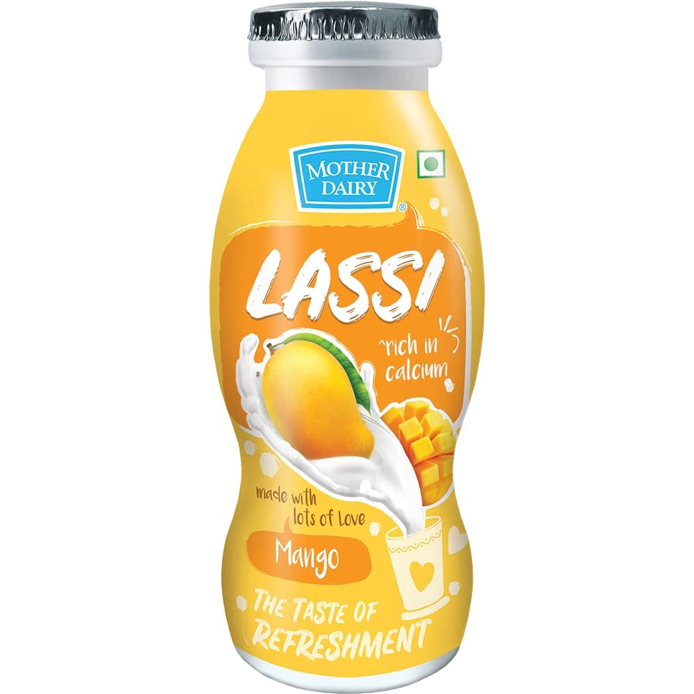 Mother Dairy Mango Lassi, 180 Ml