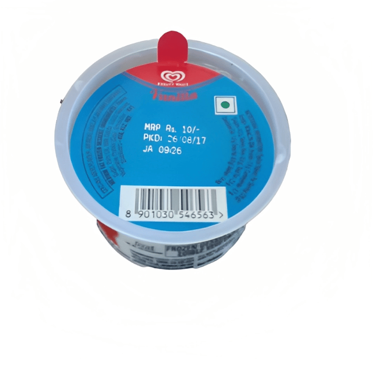 Kwality Wall's Kw Vanilla Cup, 55Ml