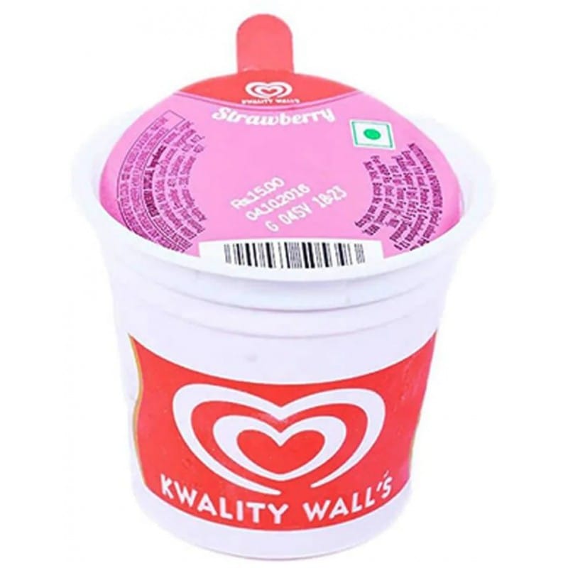 Kwality Wall's Strawberry Cup 15