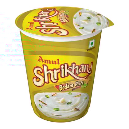 Amul Amul Shrikhand Badam Pista, 500 G Box