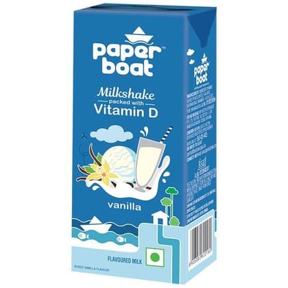 Paper Boat Milkshake Vitamin D Vanilla