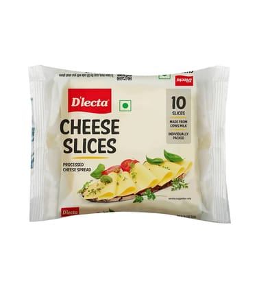 D'Lecta Dlecta Cheese Slices Pouch, 200Gm