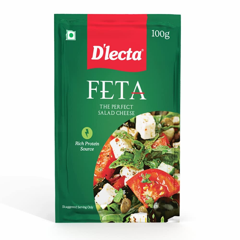 D'Lecta Dlecta Feta Cheese, 100 G
