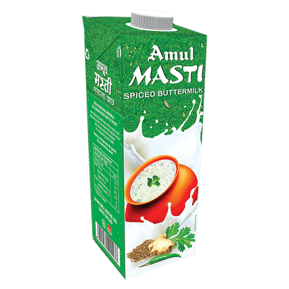 Amul Masti Spiced Butter Milk Tetra, 1L