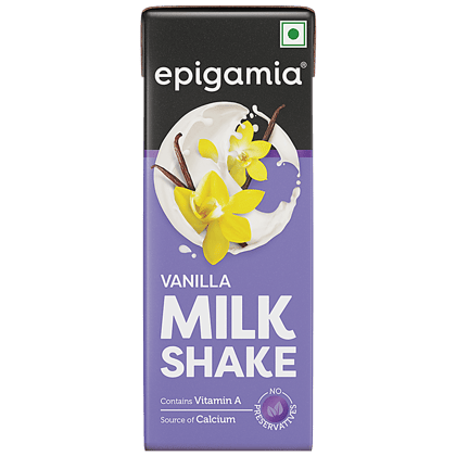 Epigamia Origins Vanilla Milkshake, Contains Vitamin A, 180 Ml