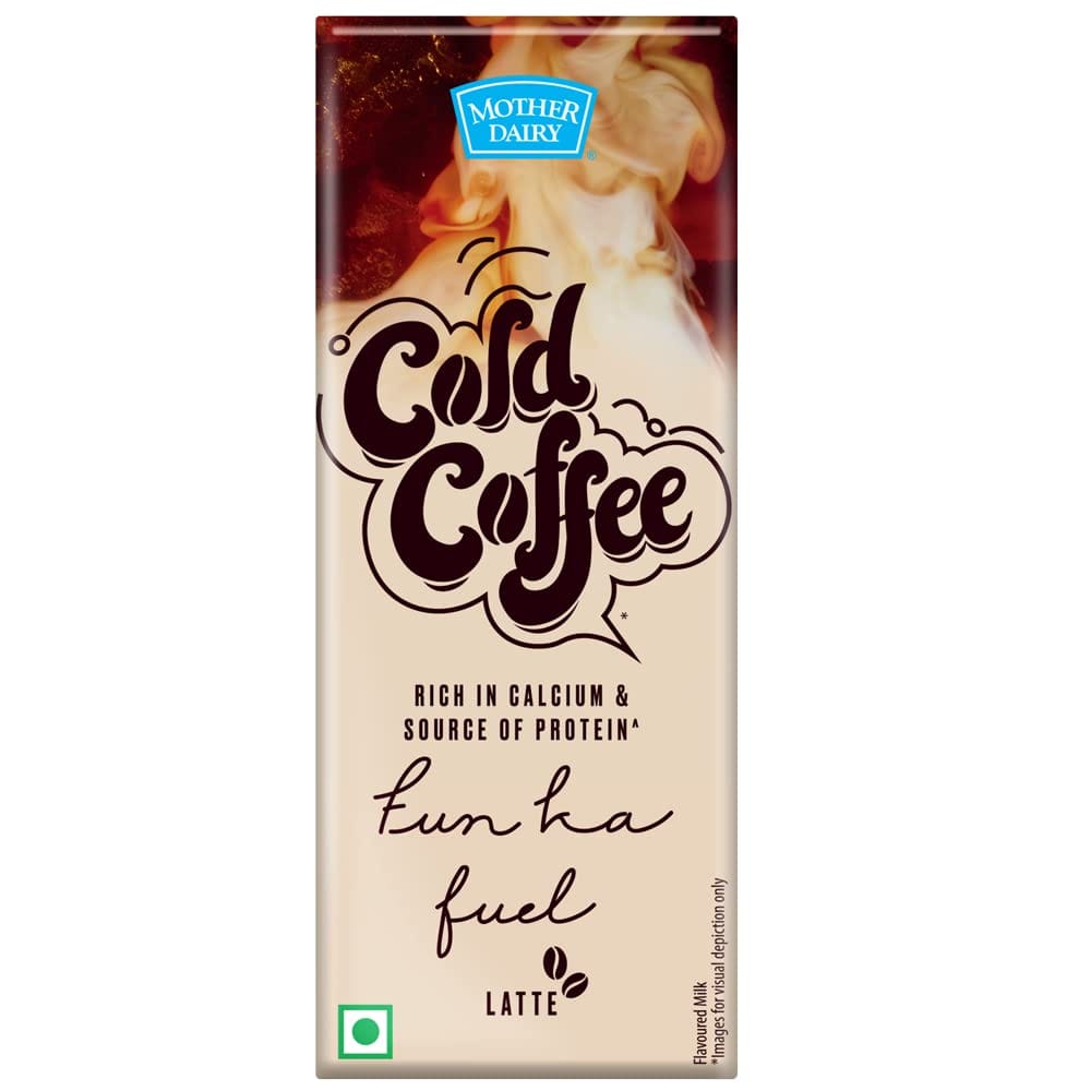 Mother Dairy Ready To Drink Latte Coffee, 200 Ml