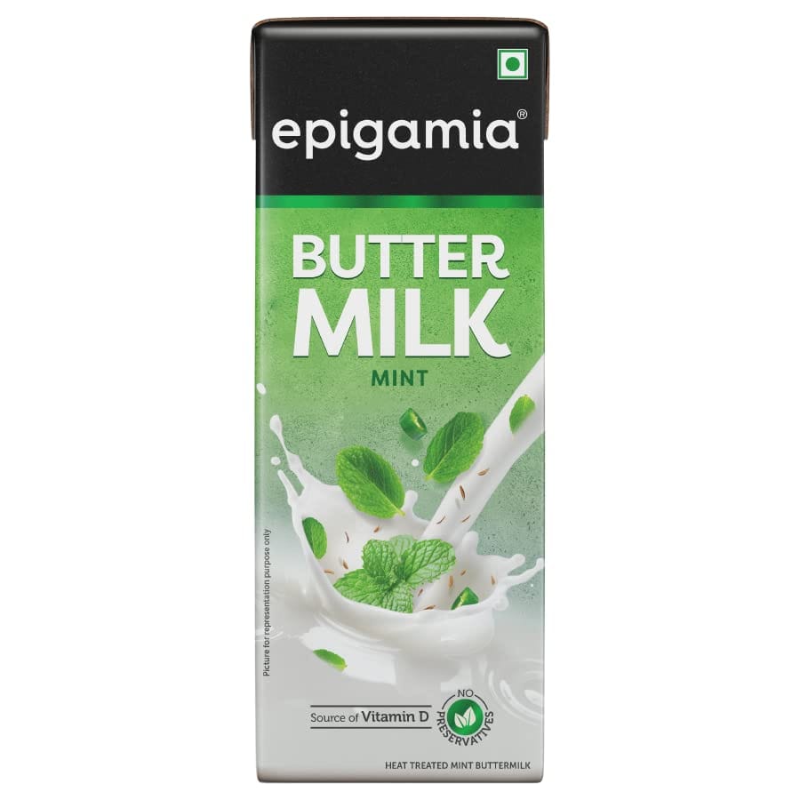 Epigamia Buttermilk, Mint, 180 Ml