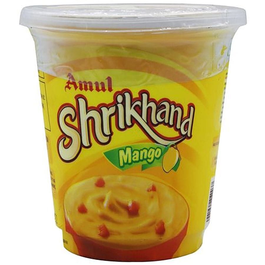 Amul Mango Shrikhand, 500 G Cup