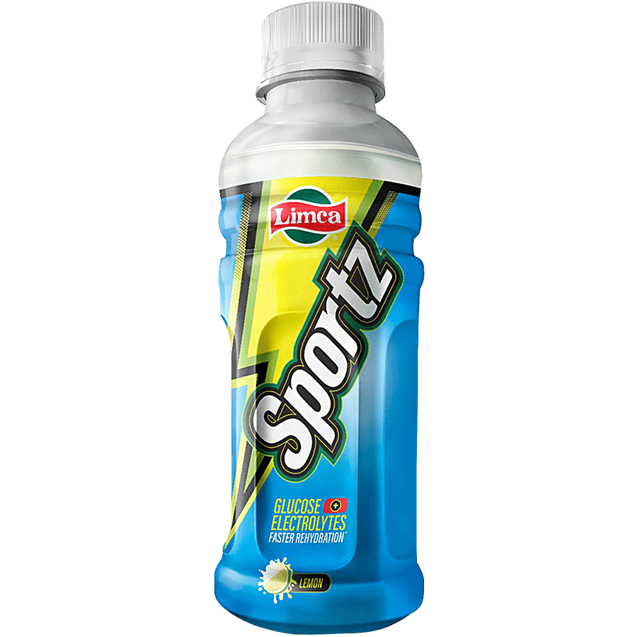 Limca Sportz Soft Drink, Lemon Flavour, With Glucose Electrolytes, Faster Rehydration, 250 Ml