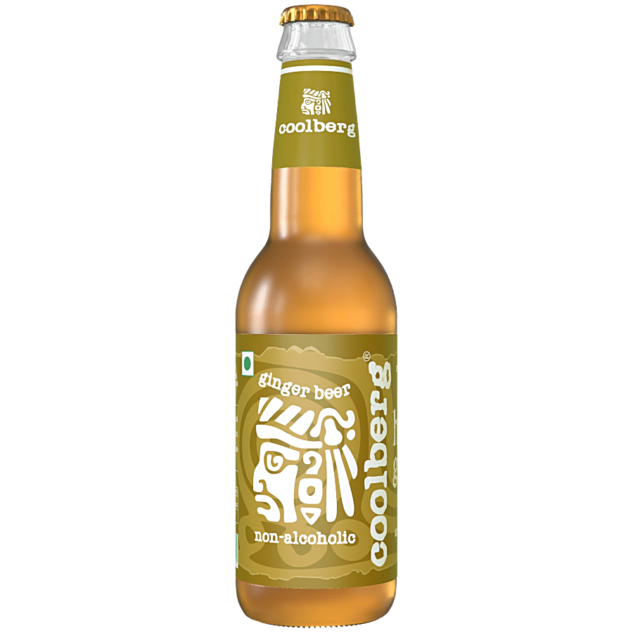Coolberg Ginger Non Alcoholic Beer 330Ml Glass Bottle, Pack Of 6 (330Ml X 6)