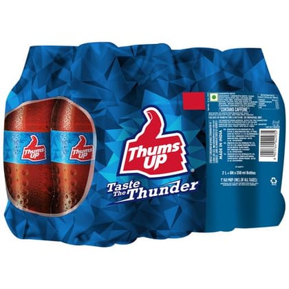 Thums Up Soft Drink, 250 Ml (Pack Of 8)