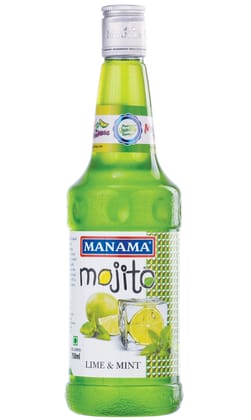 Manama Lime And Mint Mojito Syrup, Mixer For Mocktails, Cocktails, Drinks, Juices, Beverages, Non Alcoholic Mix 750Ml Bottle