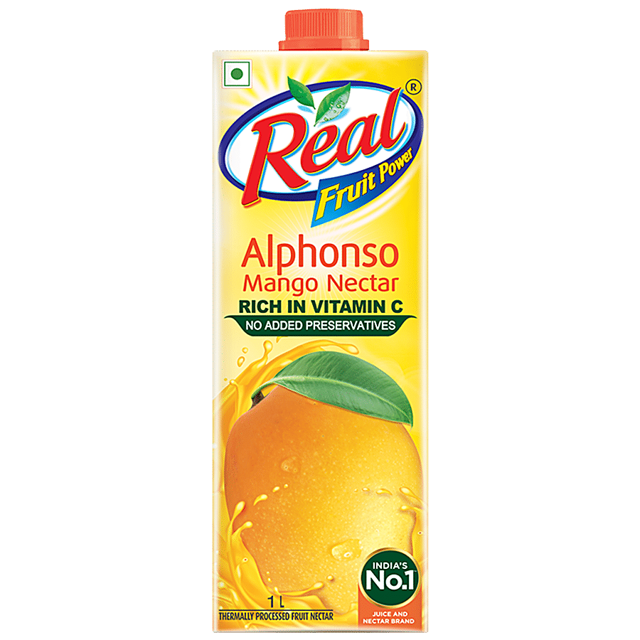 Real Fruit Power Juice, Alphonso Mango Nectar, 1 L