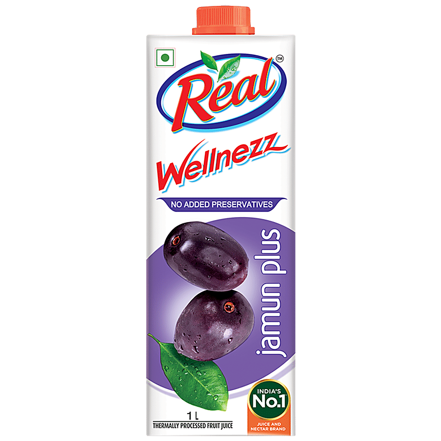 Real Activ Wellnezz Jamun Juice, 1 L