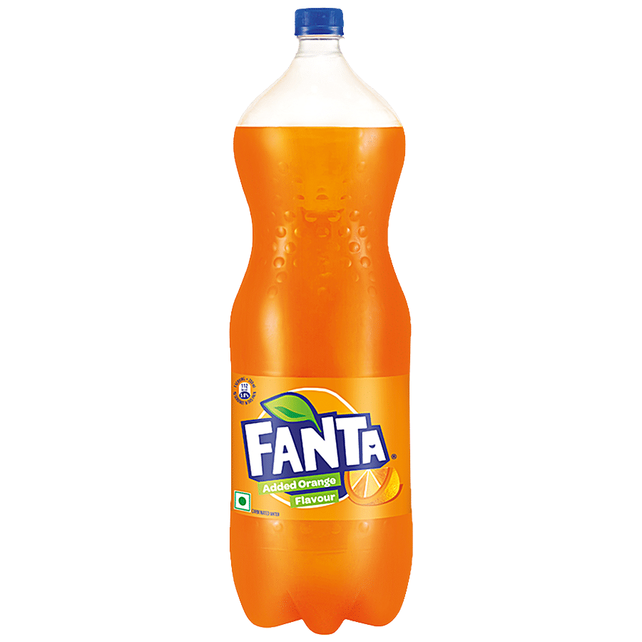Fanta Soft Drink, Orange Flavoured, Refreshing, 2 L Pet Bottle