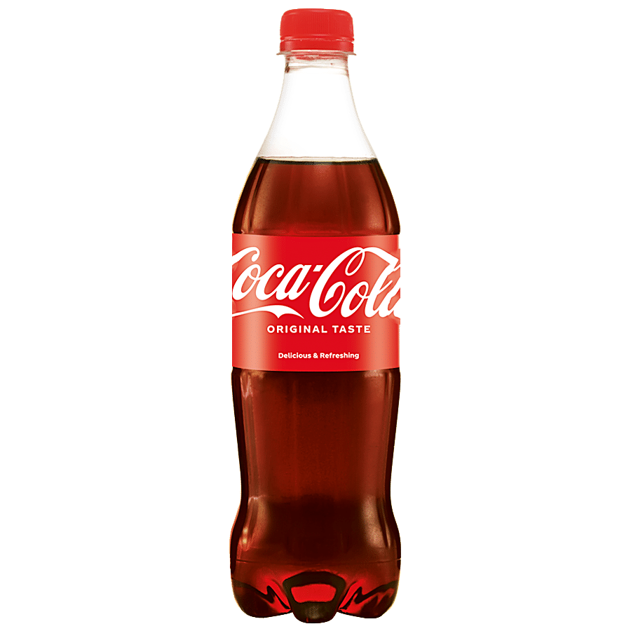 Coca-Cola Original Taste Soft Drink, Refreshing, 600 Ml Pet Bottle