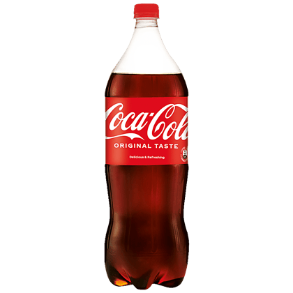 Coca-Cola Original Taste Soft Drink, Refreshing, 2 L Pet Bottle