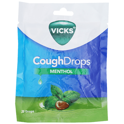 Vicks Cough Drops, Menthol, 2 G Pack Of 20