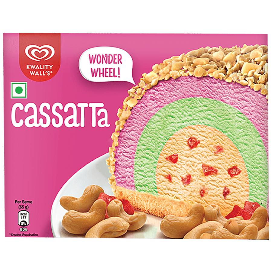 Kwality Walls Frozen Dessert, Wonder Wheel, Cassatta, 125 Ml