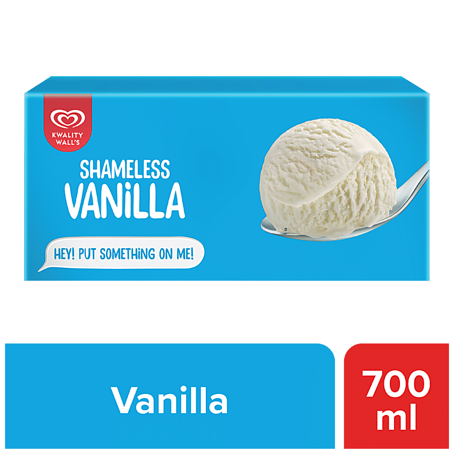 Kwality Walls Frozen Dessert, Vanilla, 700 Ml