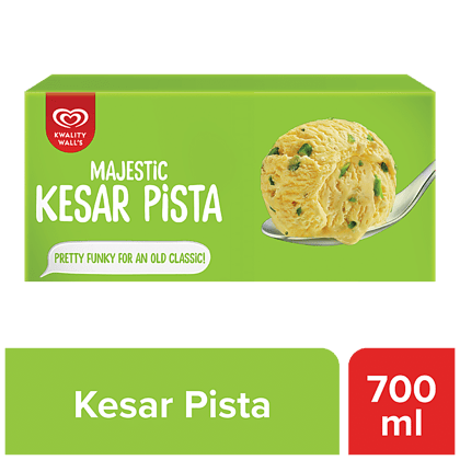 Kwality Walls Frozen Dessert, Kesar Pista, 700 Ml
