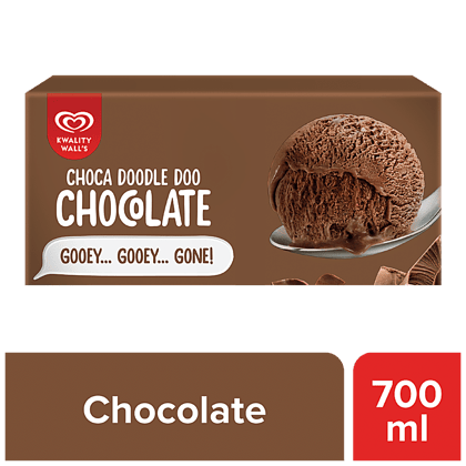 Kwality Walls Frozen Dessert, Chocolate, 700 Ml