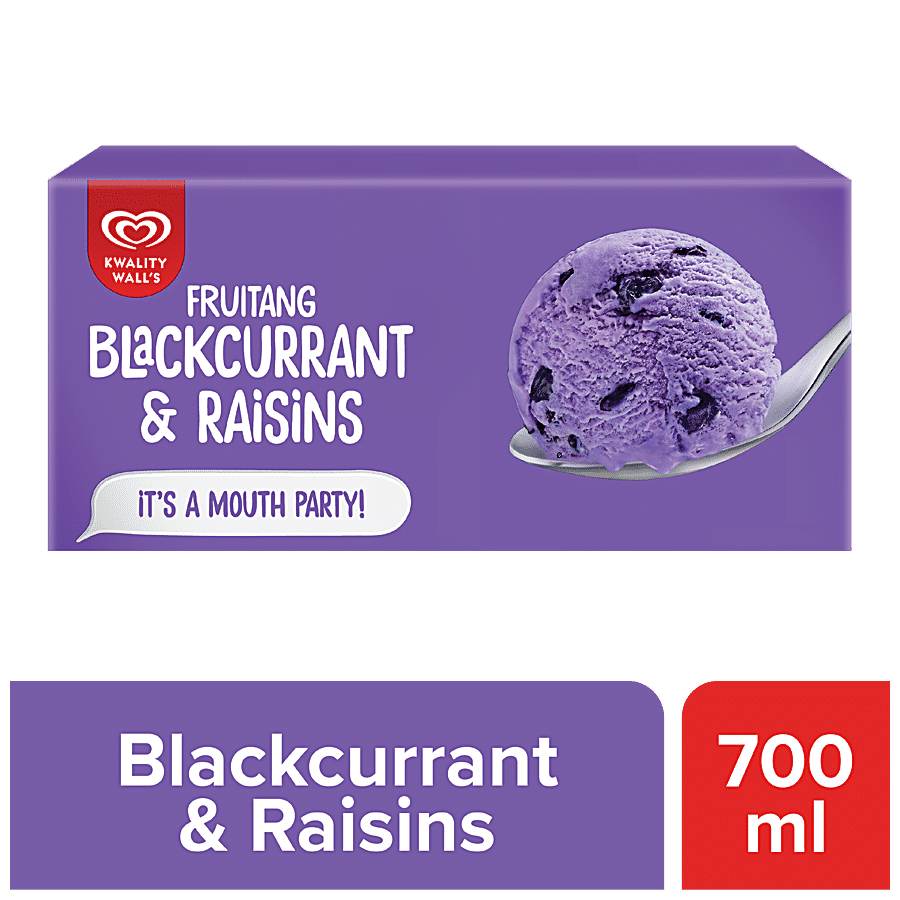 Kwality Walls Frozen Dessert, Black Current, 700 Ml