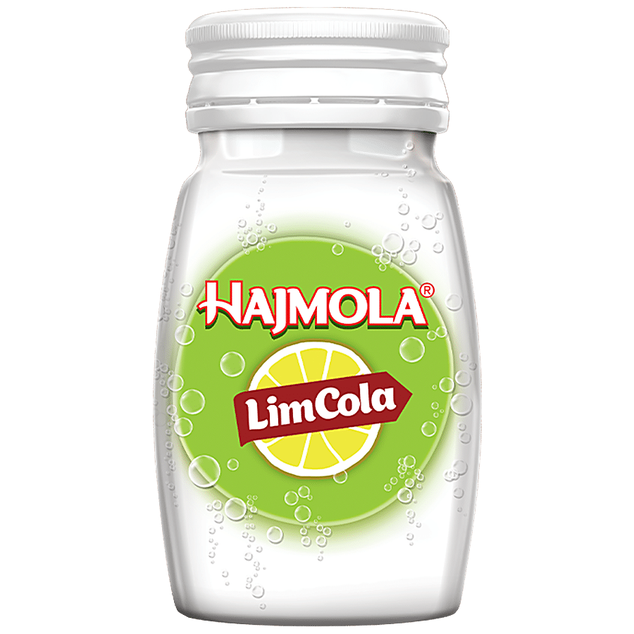 Dabur Hajmola, Limcola, Lemon Flavour Digestive Tablets, 120 Tablets Bottle