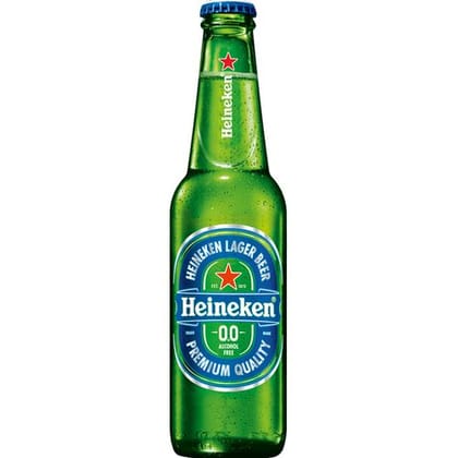 Heineken 0. 0% Non Alcoholic Beer, Zero Dot Zero, 330 Ml Bottle