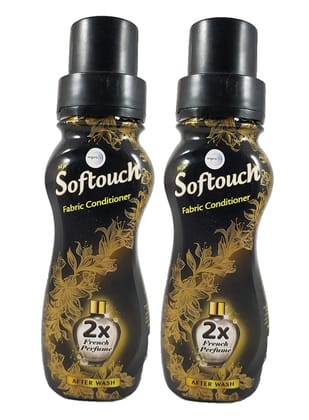 Softouch 2X French Perfume Fabric Conditioner, 220 Ml (Pack Of 2)