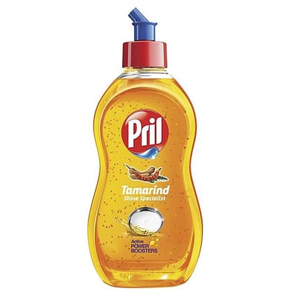 Pril Dishwash Liquid, Tamarind Shine Specialist, Active Power Boosters, 425 Ml