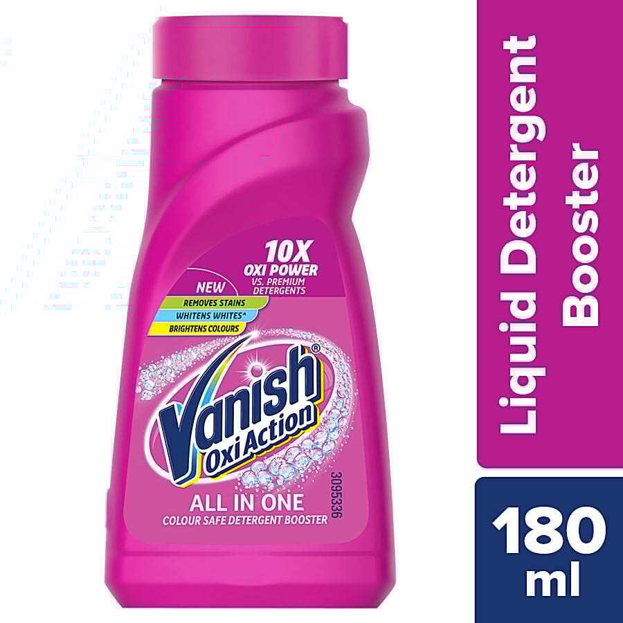 Vanish All In One Liquid Detergent Booster, 180 Ml