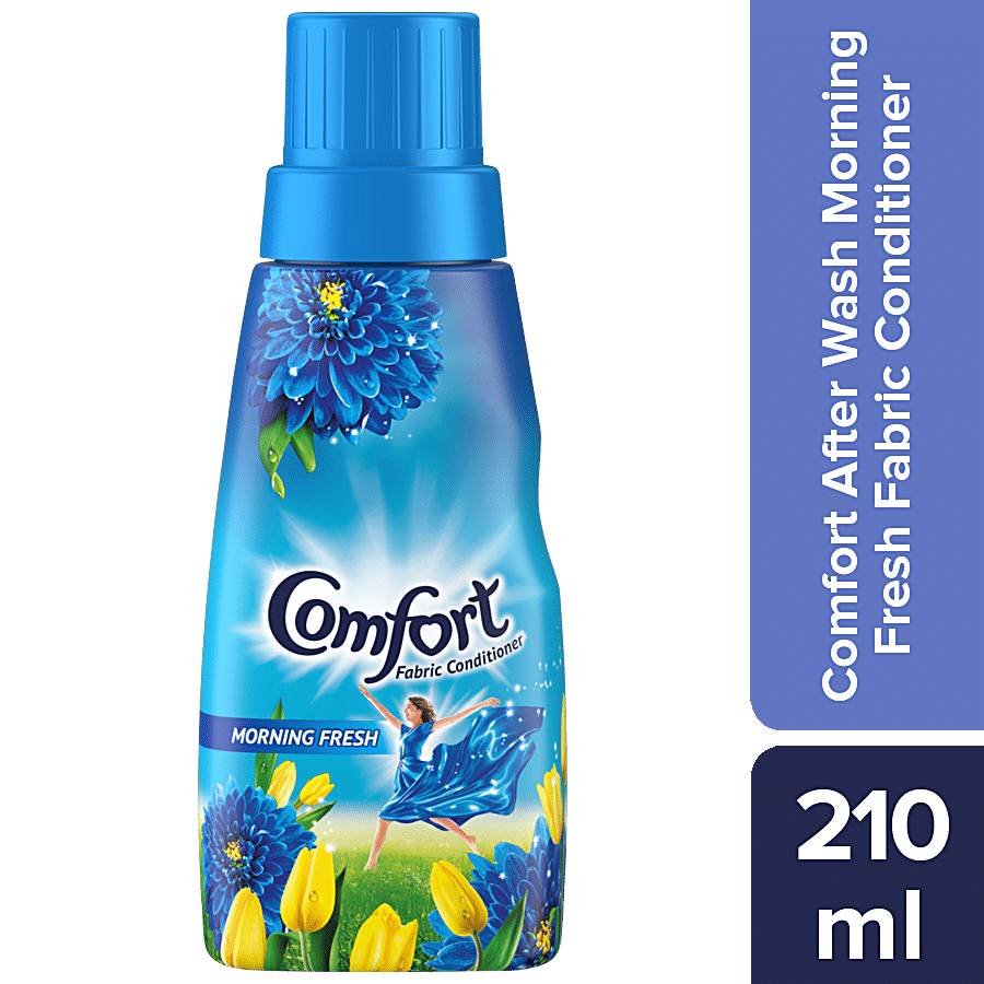 Comfort After Wash Morning Fresh Fabric Conditioner, 210 Ml Bottle