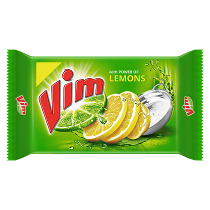Vim Dishwash Bar Lemon, 125 G