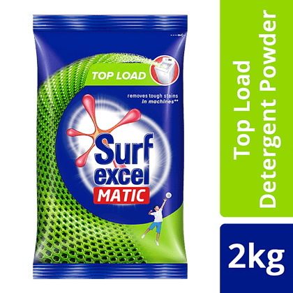 Surf Excel Matic Top Load Detergent Powder, 2 Kg