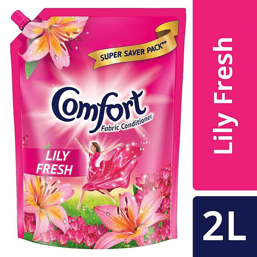 Comfort After Wash Fabric Conditioner, Lily Fresh, 2 L Pouch