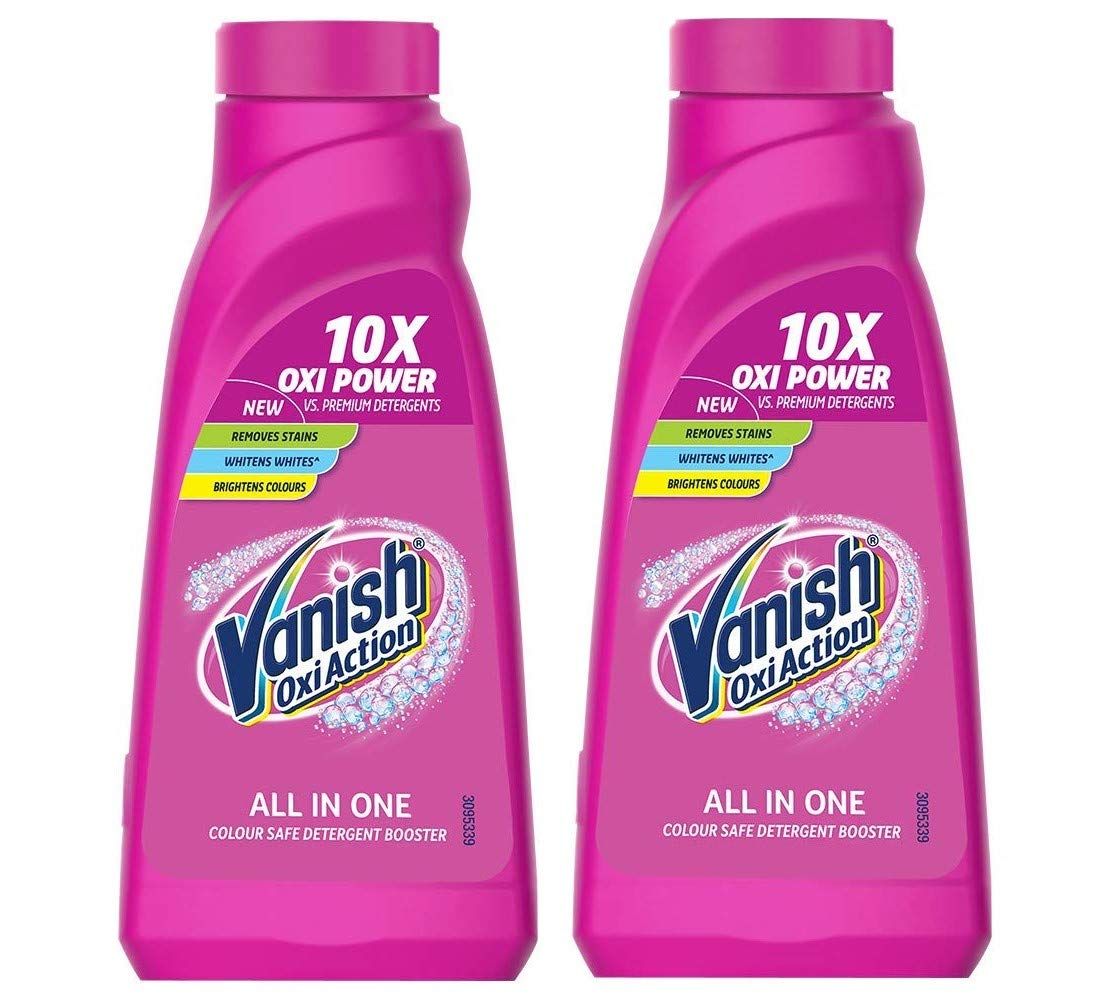 Vanish Oxi Action Stain Remover Washing Liquid, 400 Ml (Pack Of 2)