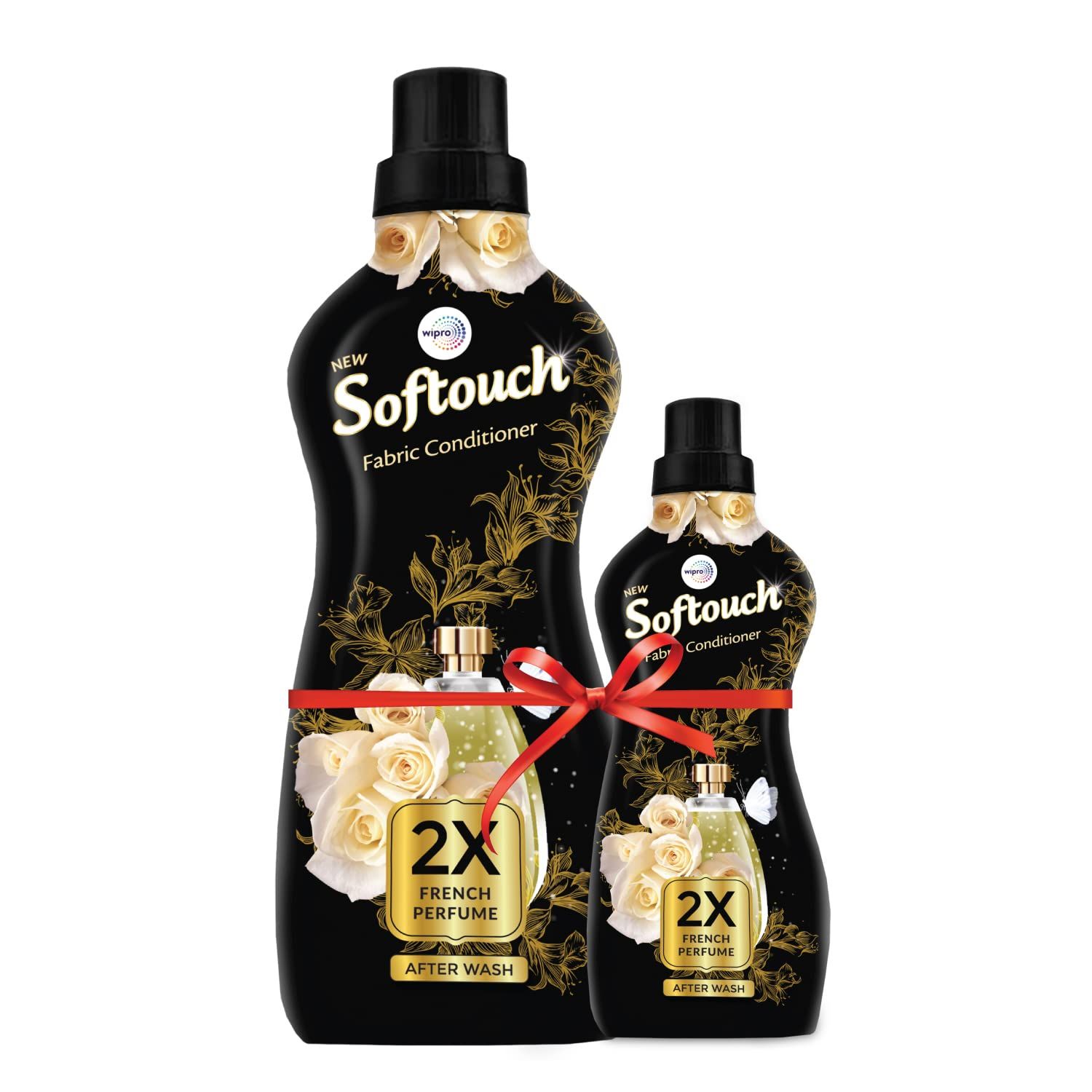 Softouch After Wash Fabric Conditioner, 2X French Perfume, 800Ml + 200 Free