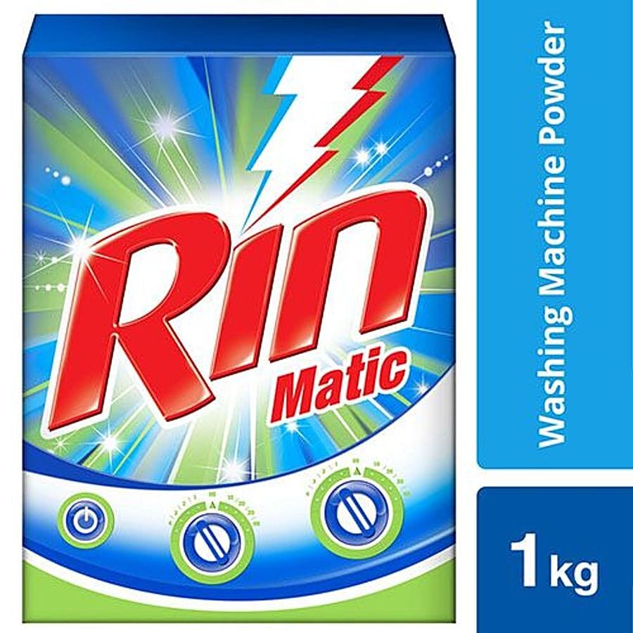 Rin Matic Detergent Powder, 1Kg
