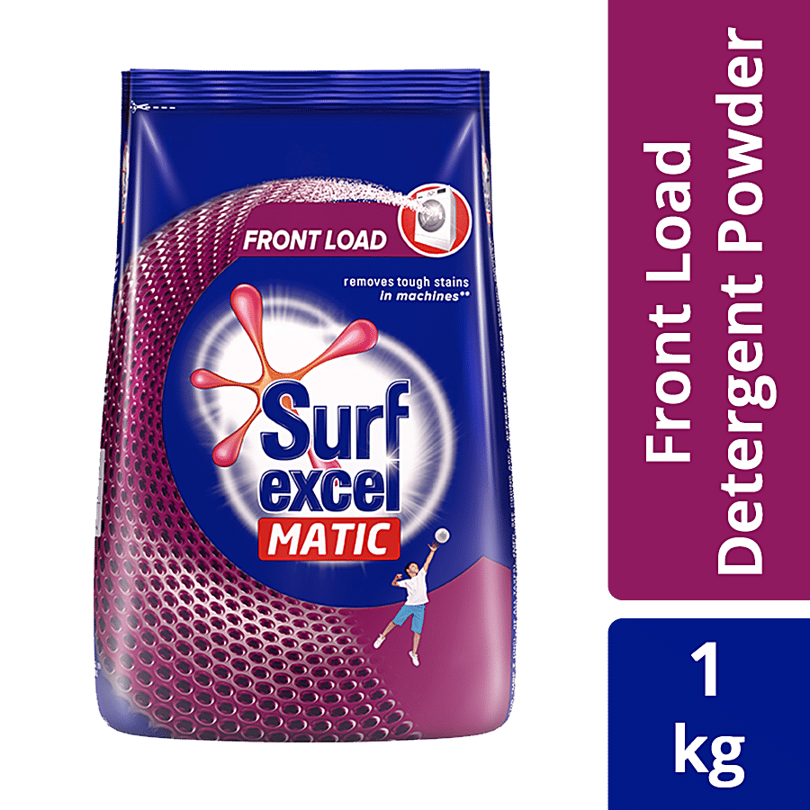 Surf Excel Matic Detergent Powder - Front Load - 1 Kg Pouch