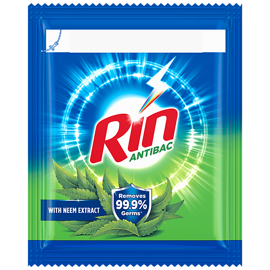 Rin Detergent Powder, Anti, Bac, 95 G