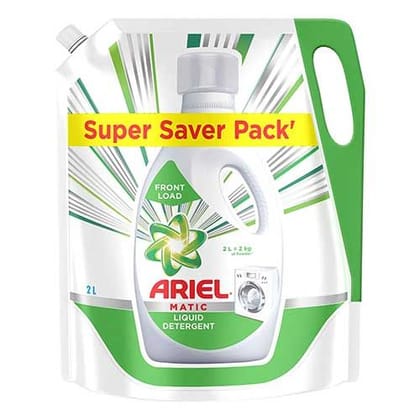 Ariel Matic Front Load Liquid Detergent, 2L Pouch