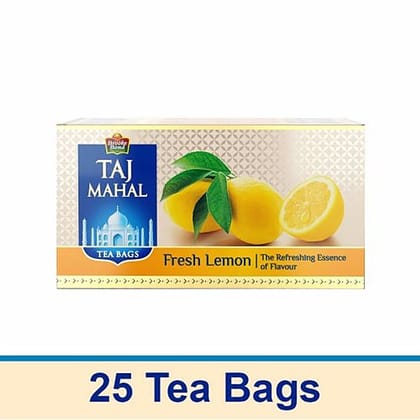 Taj Mahal Tea, Fresh Lemon, 50 G (25 Bags X 2 G Each)