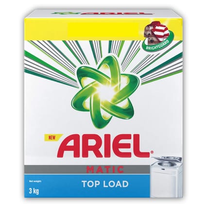 Ariel Matic Top Load Detergent Washing Powder, 3 Kg, 1 Count