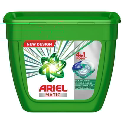 Ariel Matic 4In1 Pods Detergent Pack 32 Ct, For Top & Front Load Washing Machine Only